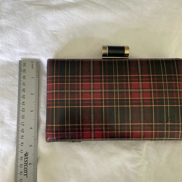 Patricia Nash Plaid Tartan Clutch with chain NWT - Picture 11 of 13